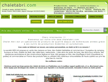 Tablet Screenshot of chaletabri.com